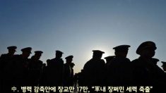 中 병력 감축안에 장교만 17만, “軍내 장쩌민 세력 축출”