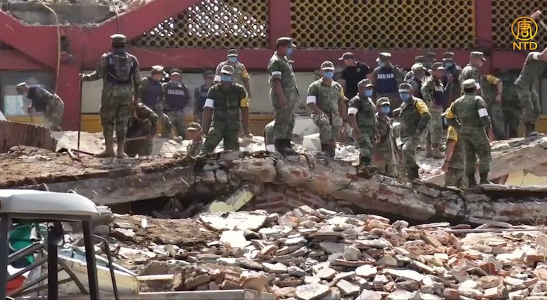 [영상] 멕시코, 지진에 허리케인까지.. 92명 사망