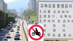 스쿠터 타고 고속도로 12km 질주한 30대 여성 벌금형