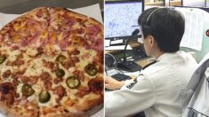 “불고기 피자 한 판이요…” 주문 전화에 7분 만에 달려간 베테랑 경찰관
