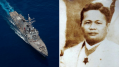 107년 전 미 군함 화재서 동료 구한 필리핀 청년의 이름, 최신 구축함에 헌정한 미군
