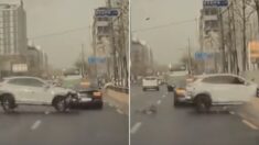 브레이크인 줄 알고 ‘액셀’ 밟은 80대 할머니 운전자가 서울 한복판에서 일으킨 사고 영상