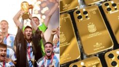 “‘월드컵 우승’ 메시, 24K 황금 아이폰 제작해 동료들에게 뿌렸다”